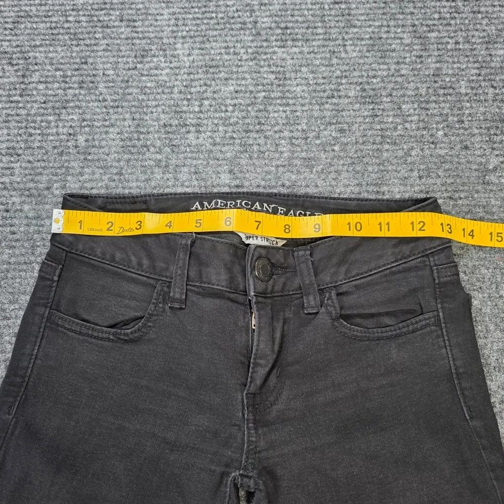 American‎ Eagle Super Stretch Jegging Skinny Jeans Women's Size 00 Regular Black